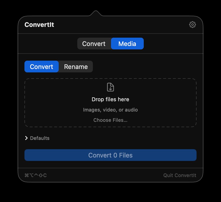 ConvertIt Media Convert tab